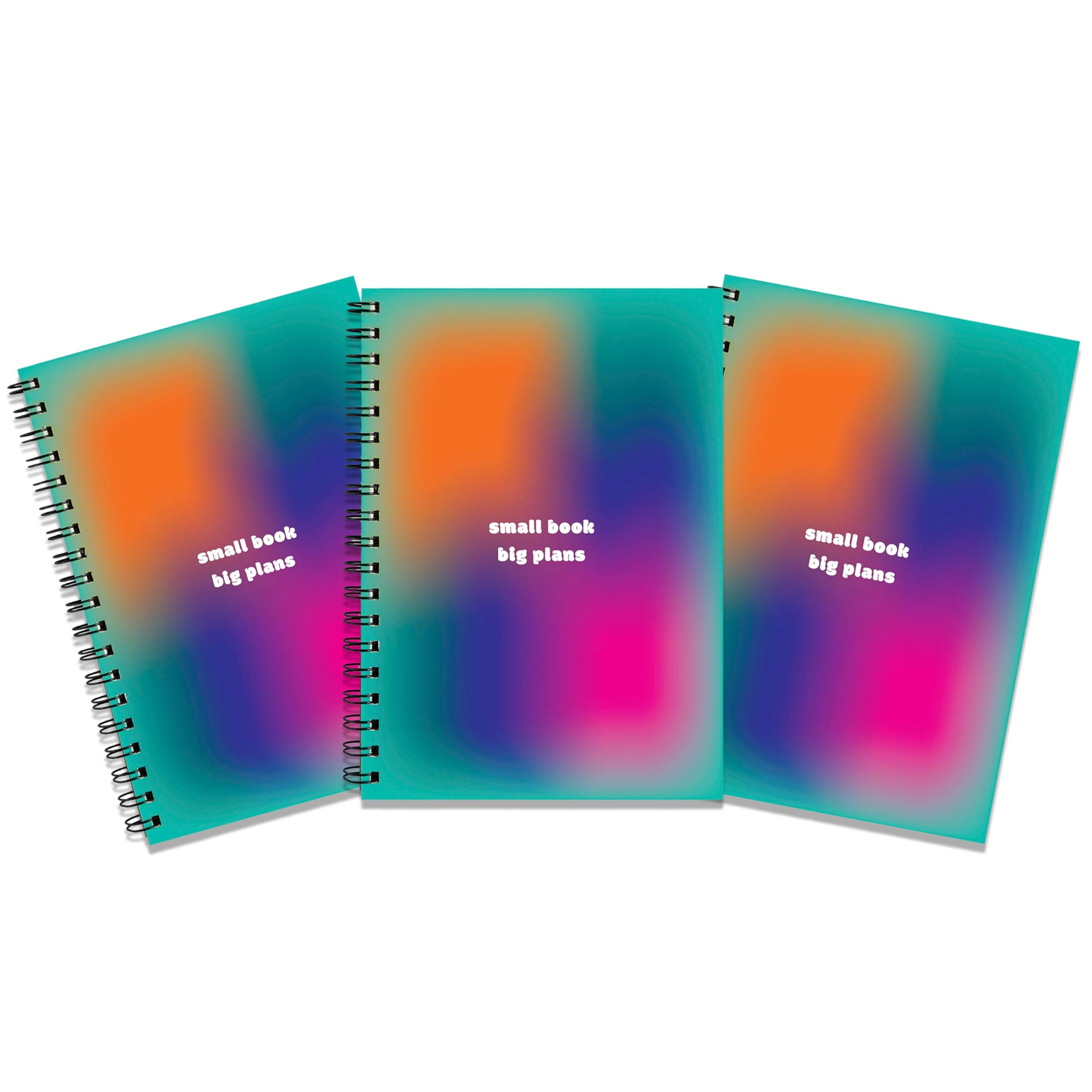 Tiger Notes Blur Series Spiral Notebook Combo, Pack of 3 | Ruled, B5 Size (176 x 250 mm) | 250 Pages, 68 GSM Paper | Soft Cover, Wiro Bound | Fun, Quirky Quotes Theme