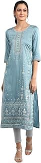 Aurelia Women's Viscose Regular Fit Casual Kurta