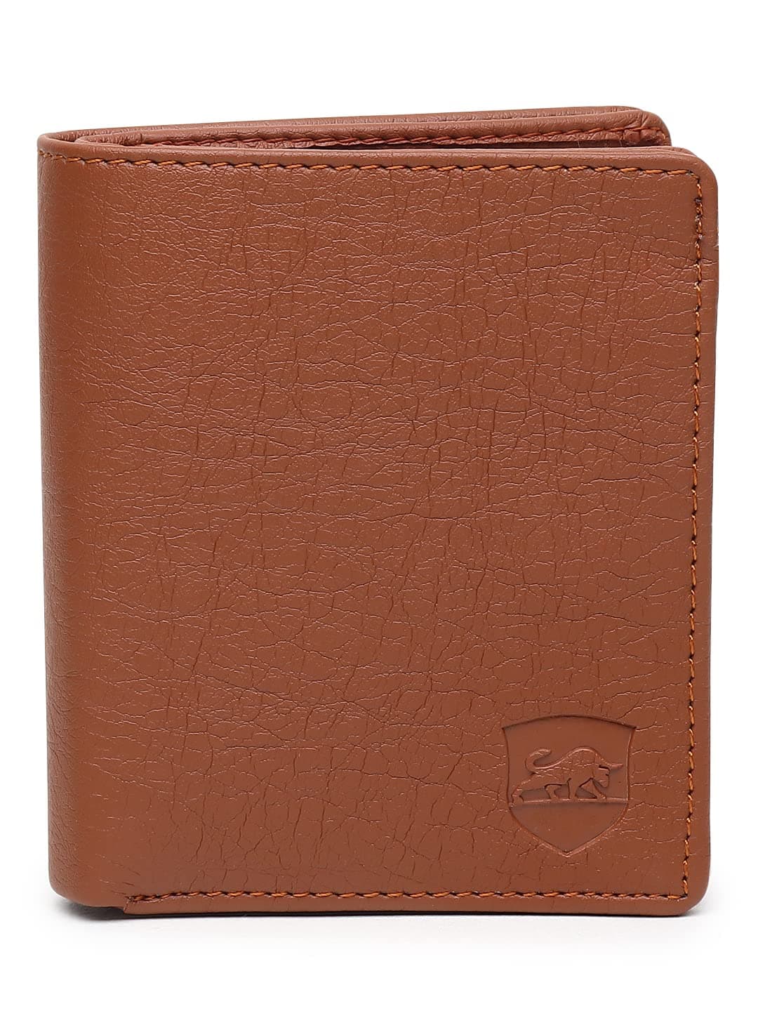 SAMTROH Men Casual Tan Mini Size Artificial Leather Wallet (3 Card Slots)