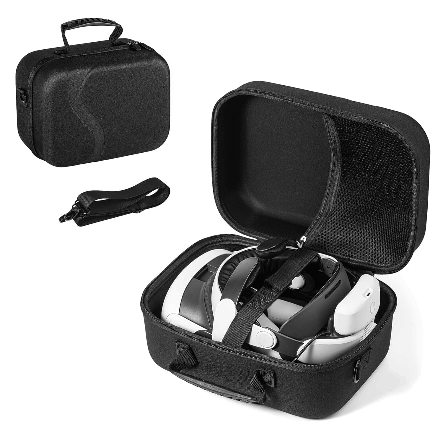 New World Large Carrying Case for Meta Quest 3,Quest 3S, Hard Carrying Case for Meta Quest 3