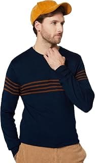 Amazon Brand - Symbol Men Acrylic Pullover Sweater (Available in Plus Sizes)