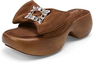 Catwalk Women's Wedge Heel Suede Platform Sandal
