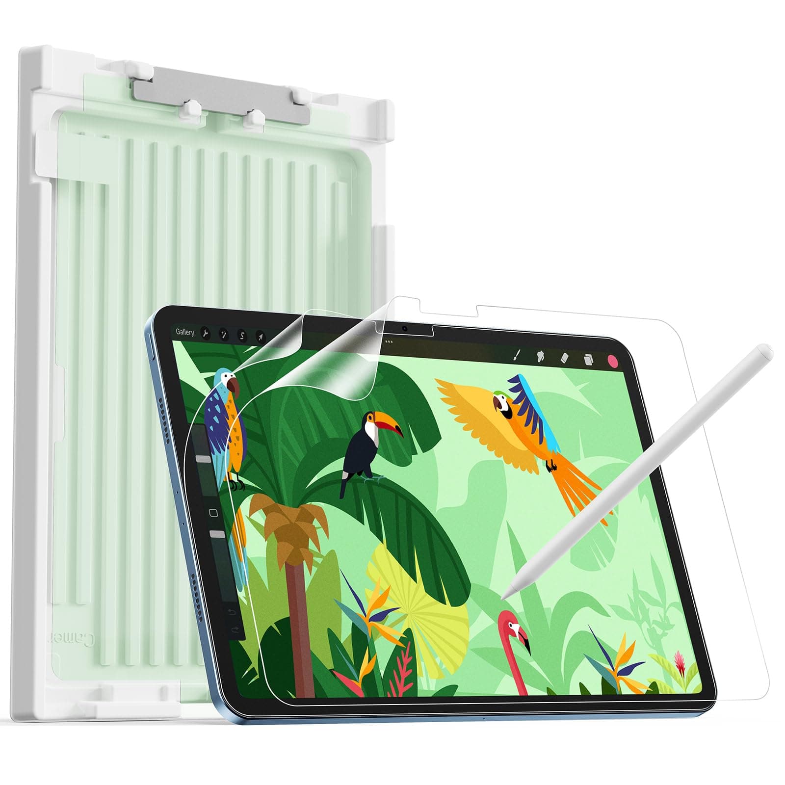 ESR 2 Pack Paper-Feel Screen Protector for iPad 11th/10th Generation A16 (2025/2022,11/10.9 Inch), Draw Like on Paper, Matte Screen Guard with Easy Application Tray, Thin&Responsive, Scratch Resistant