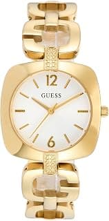 GUESS Square 30mm White Dial Analog Women Watch - U1441L2M