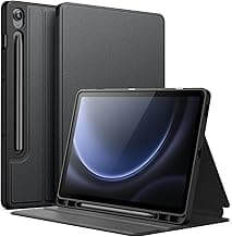 JETech Cover Case for Samsung Galaxy Tab S10 Lite / S10 FE / S9 FE 10.9-Inch with S Pen Holder, Slim Folio Stand Protective Tablet Cover, Multi-Angle Viewing (Black)