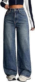 Nifty Women's Denim Stretchable High Waist Baggy Jeans for Women