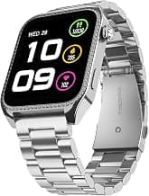 Fire-Boltt Xelor Luxury Stainless Steel Smart Watch. 1.78" AMOLED, Always-On Display, 368 * 448 px Resolution, Bluetooth Calling, 75 HZ Refresh Rate