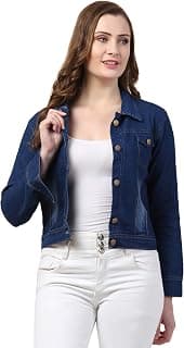 FUNDAY FASHION Men's Denim Blend Standard Length Jacket