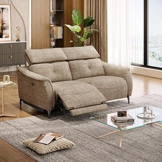 Wakefit Curacao Sofa with Motion Taupe - Two Seater