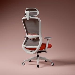 Green Soul Galaxy Office Chair | Design-Led Chair with Ergonomic Precision | Intelli-Adapt Recline | Premium Wired Mesh | Adjustable Seat Depth and Lumbar | 4D Armrest | 5 Year Warranty (Salmon Pink)