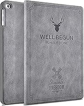 ProElite Smart Deer Flip case Cover for Apple iPad 10.2" 9th Gen (2021) 8th Gen/7th Gen, Grey