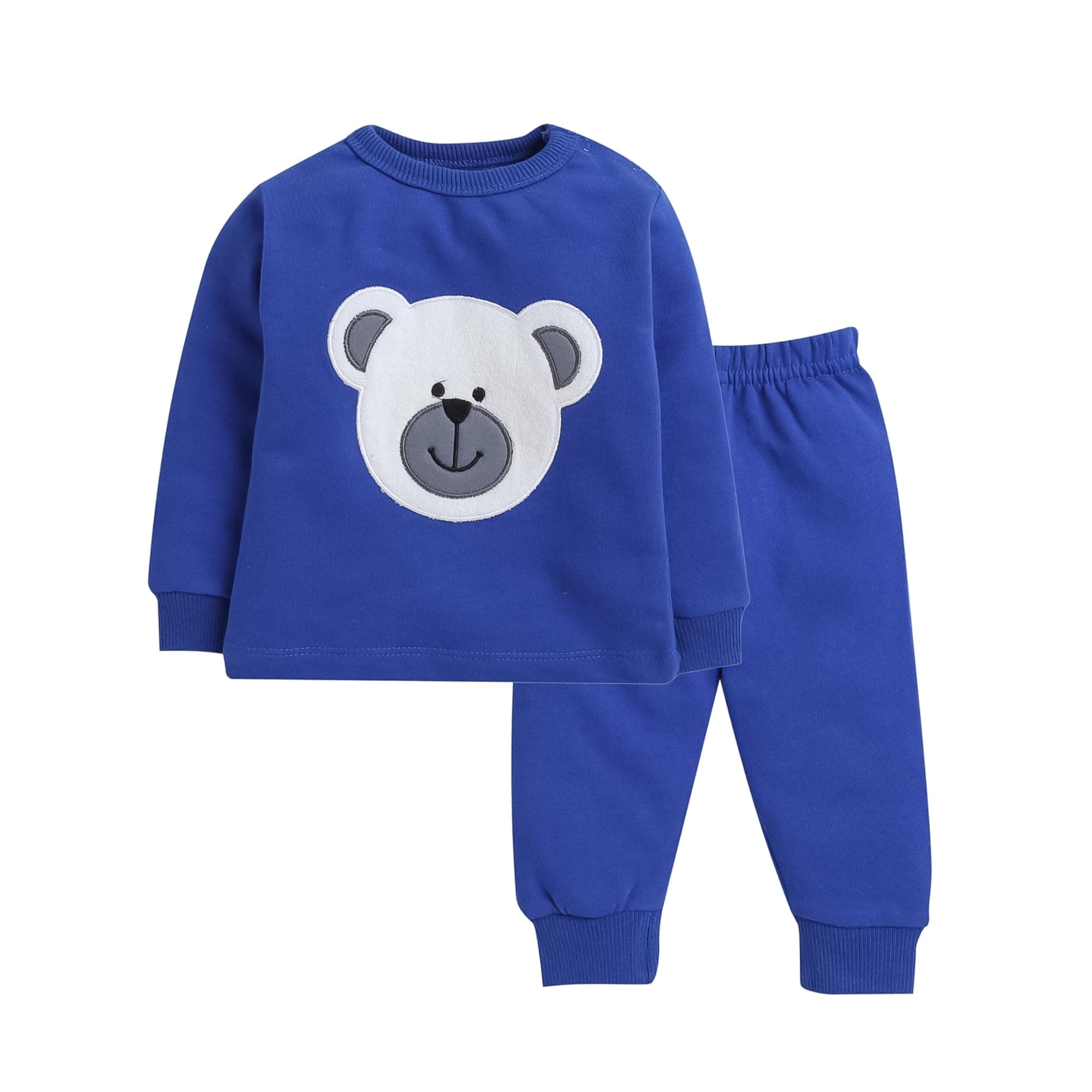 EIO Unisex Kid Fleece Printed Clothing Track Suit Clothing Sets Full Sleeve T-Shirt & Pant.