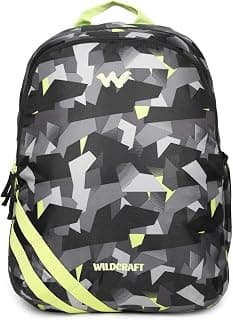 Wildcraft Nylon 35 L Broken Camo Green Casual Standard 3 Compartment Backpack (Grey, H X W X D:46X32X24) (Medium Size)