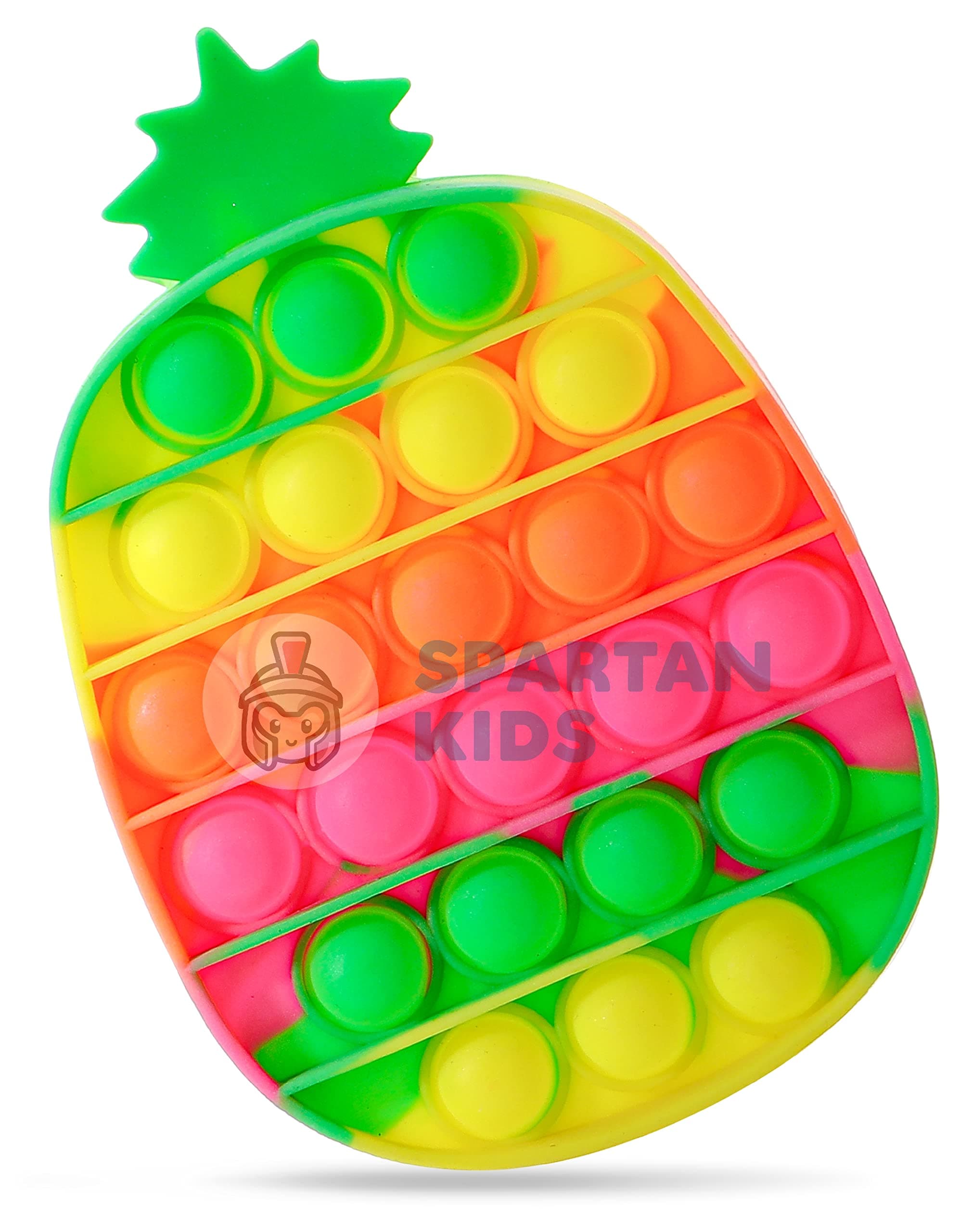 Pop It Fidget Toys,Push Pop Bubble Fidget Sensory Toy,Autism Special Needs Silicone Stress Relief Toy,Great Fidget Toy Sensory Toys Novelty Gifts for Kids Adults (Pineapple)