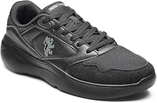Red Tape Black Casual Sneaker Shoes for Men | Shock Absorbant, Slip Resistant, Dynamic Feet Support & Soft Cushion Insole