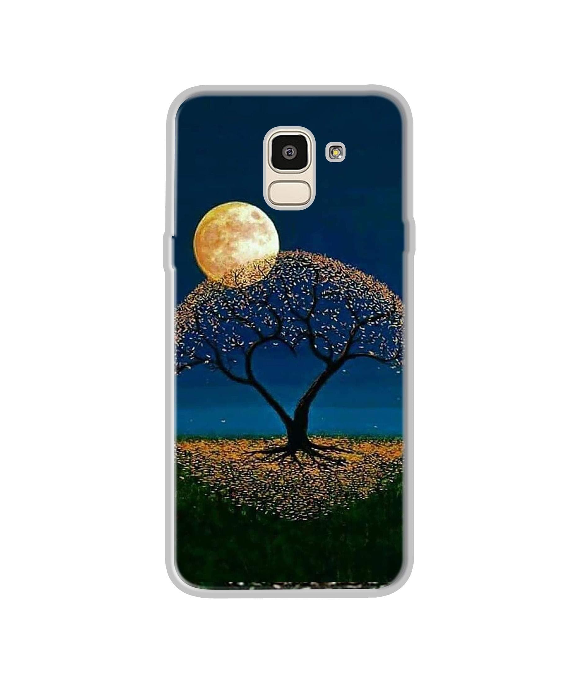 Amazon Brand - Solimo Designer Dark Night View UV Printed Soft Back Case Mobile Cover for Samsung Galaxy J6