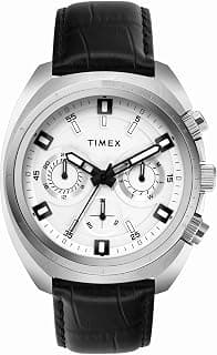 TIMEX Silver-Tone Round Dial Analog Men's Watch - TWEG28200
