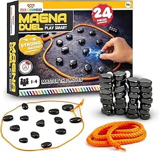 Wembley Sizzle Magnet Game for Boys & Girls | Strategy Board Game for Adults Family | Classic Birthday Gift Night Game for Teens 15+ Years 2–4 Players | Travel-Friendly Magnetic Attraction Toys