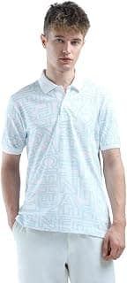 Flying Machine Men's Regular Fit Polo T-Shirt | Printed Pattern