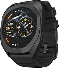 Fastrack Cosmix 1.32" AMOLED Display Metal Case Smart Watch with Heart Rate Monitor,AI Watchface & Chat,Push Button Interactions,BT Calling,IP68 Water Resistant Upto 5 Days Battery Life - Onyx Black