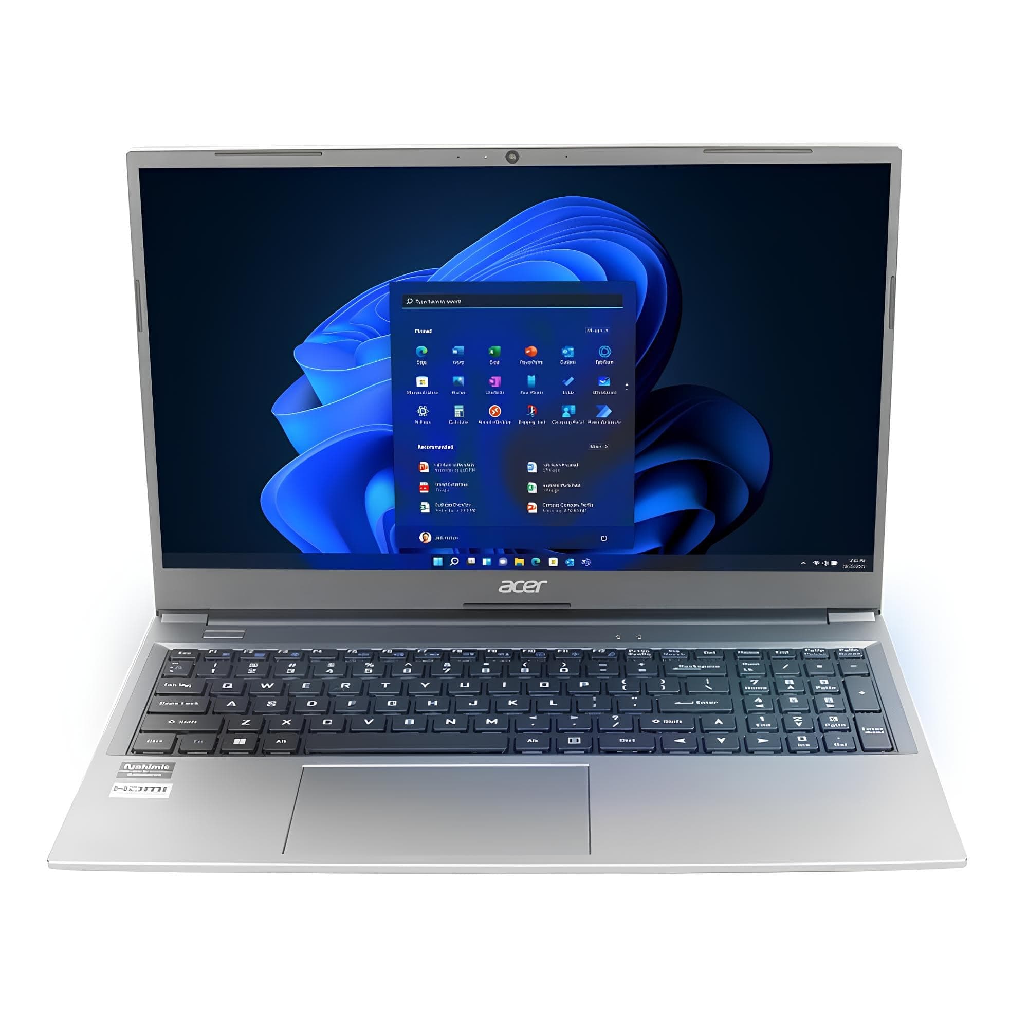 Acer Aspire Lite (2026) AMD Ryzen 3 Quad Core 5300U - (8 GB/512 GB SSD/AMD Radeon Graphics/Windows 11 Home) AL15-41 Thin and Light Laptop (15.6 Inch FHD IPS, Steel Grey, 1.5 Kg/MS Office 2024
