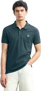 Flying Machine Men's Regular Fit Polo T-Shirt | Solid Pattern