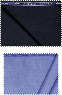 Raymond Trouser -Shirt Fabric Combo Box (Unstitched, All Weather Fabric) (DARK BLUE SHIRT + BLUE PANT)