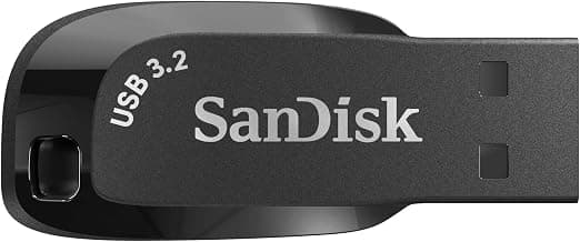 SanDisk Ultra Shift 32GB, USB 3.0, Flash Drive, 100MB/s R, Pendrive, Black (SDCZ410-032G-I35)
