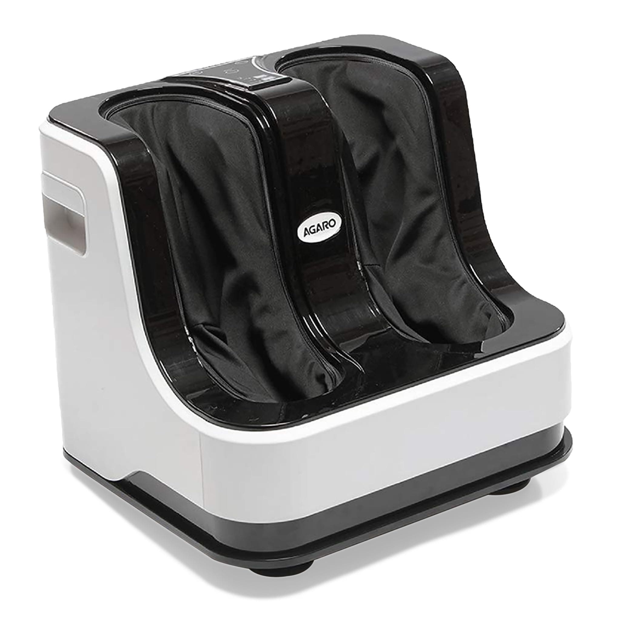 AGARO Relaxing Foot & Calf Massager Machine with Rolling & Kneading Functions for Muscle Relaxation & Improving Blood Circulation, Suitable Home Usage (White).