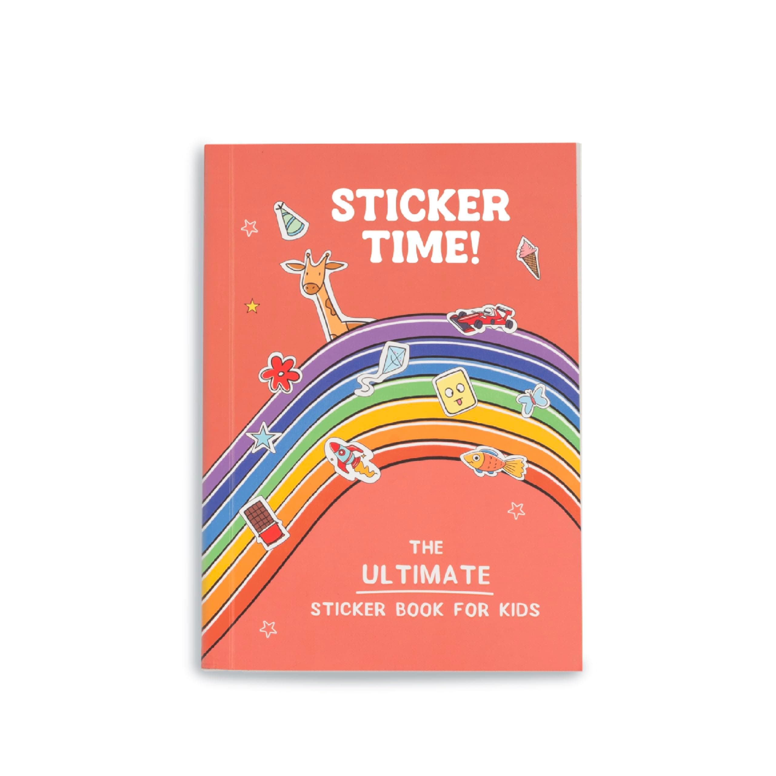 The Journal Lab - Sticker Book for Kids | 500 + Cute Stickers to Decorate Your Pages | Orange Book