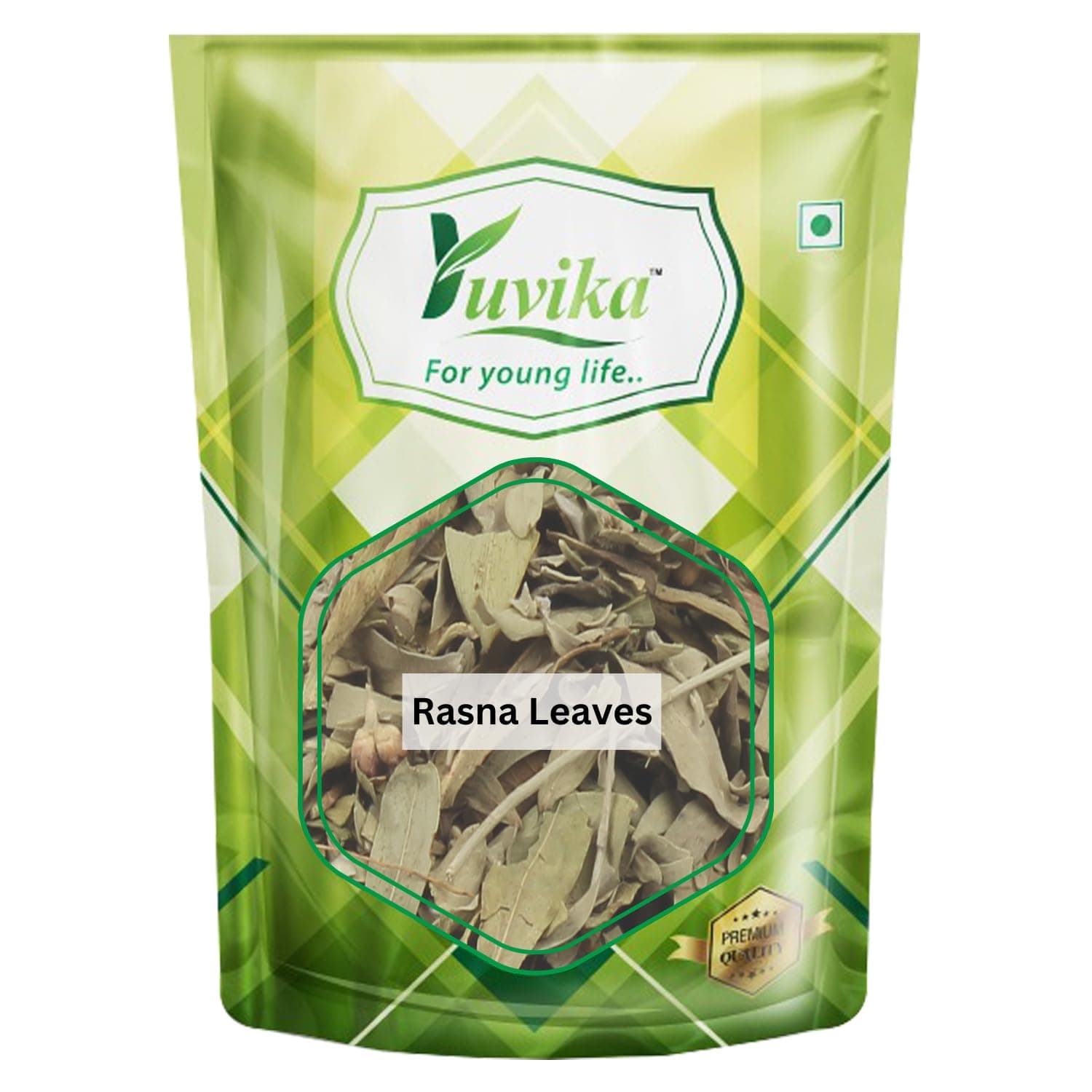 YUVIKA Rasna Leaves - Ray Sanay - Rai Senna - Pluchea lanceolata (800 Grams)