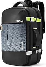 Safari 45L Expandable Overnighter Casual Hiking Travel Backpack Large size Laptop Bag for Man and Women with suitcase compartment, Ideal for Office Use, Work Trips, School, College, boys and girls
