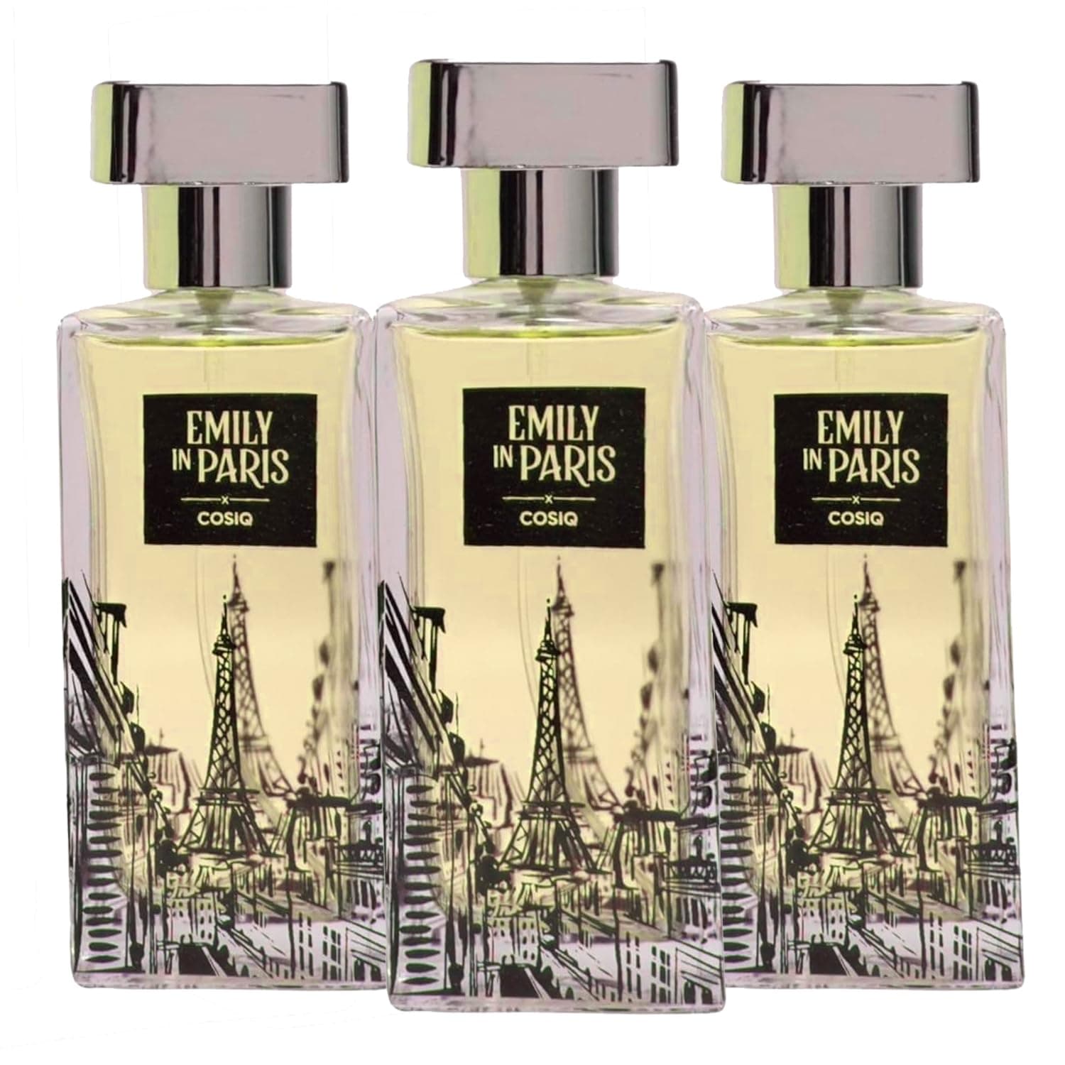 Cos-IQ Mindy's Sante Eau de Parfum for Women, 100ml Pack of 3 | Warm Amber Scent, Long-Lasting Fragrance, Gift-Ready, Licensed Collection