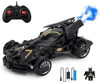 Zest 4 Toyz Remote Control Car Toy for Kids | Mist Spray Effect Drift RC Car | Remote Range 10+ft | Rechargeable RC Car including Figurine | Type-C USB | Flashing Lights | Birthday Gift for Boys Girls