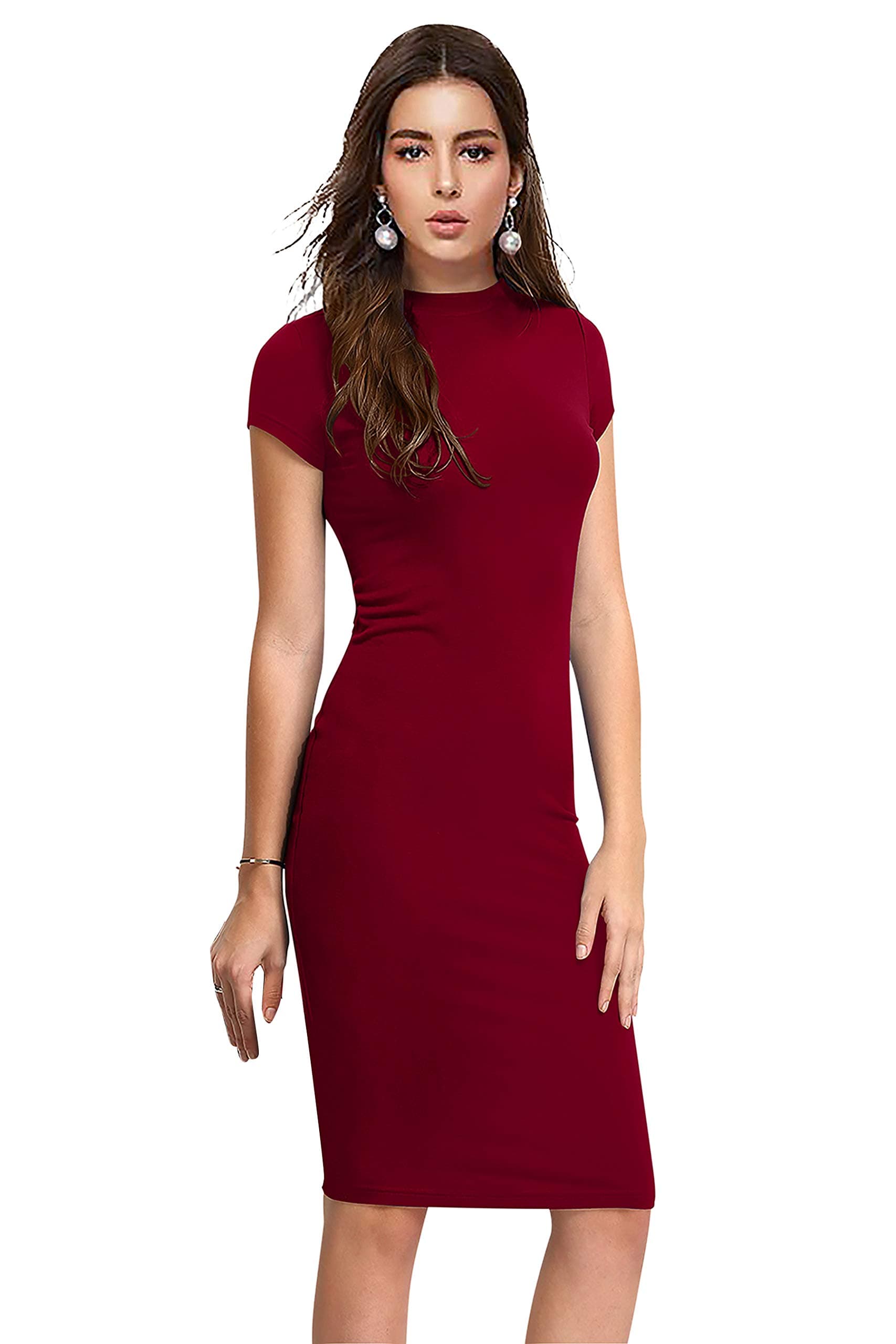 ILLI LONDON Women's Body Con Knee Length Dress