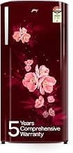 Godrej 180 L 5 Star 5 Years Comprehensive Warranty Turbo Cooling Technology | 24 Days Farm Freshness Toughened Glass Shelves Single Door Refrigerator (RD EDGENEO 207E THF MP WN, Maple Wine)