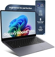 Samsung Galaxy Book6 Pro (Gray, 16GB RAM, 512GB SSD) | Intel Core Ultra 7 (Series 3) | 14" WQXGA+ Dynamic AMOLED 2X | 30Hrs Battery Life | 120 Hz Refresh Rate | Dolby Atmos Stereo Speakers | AI PC