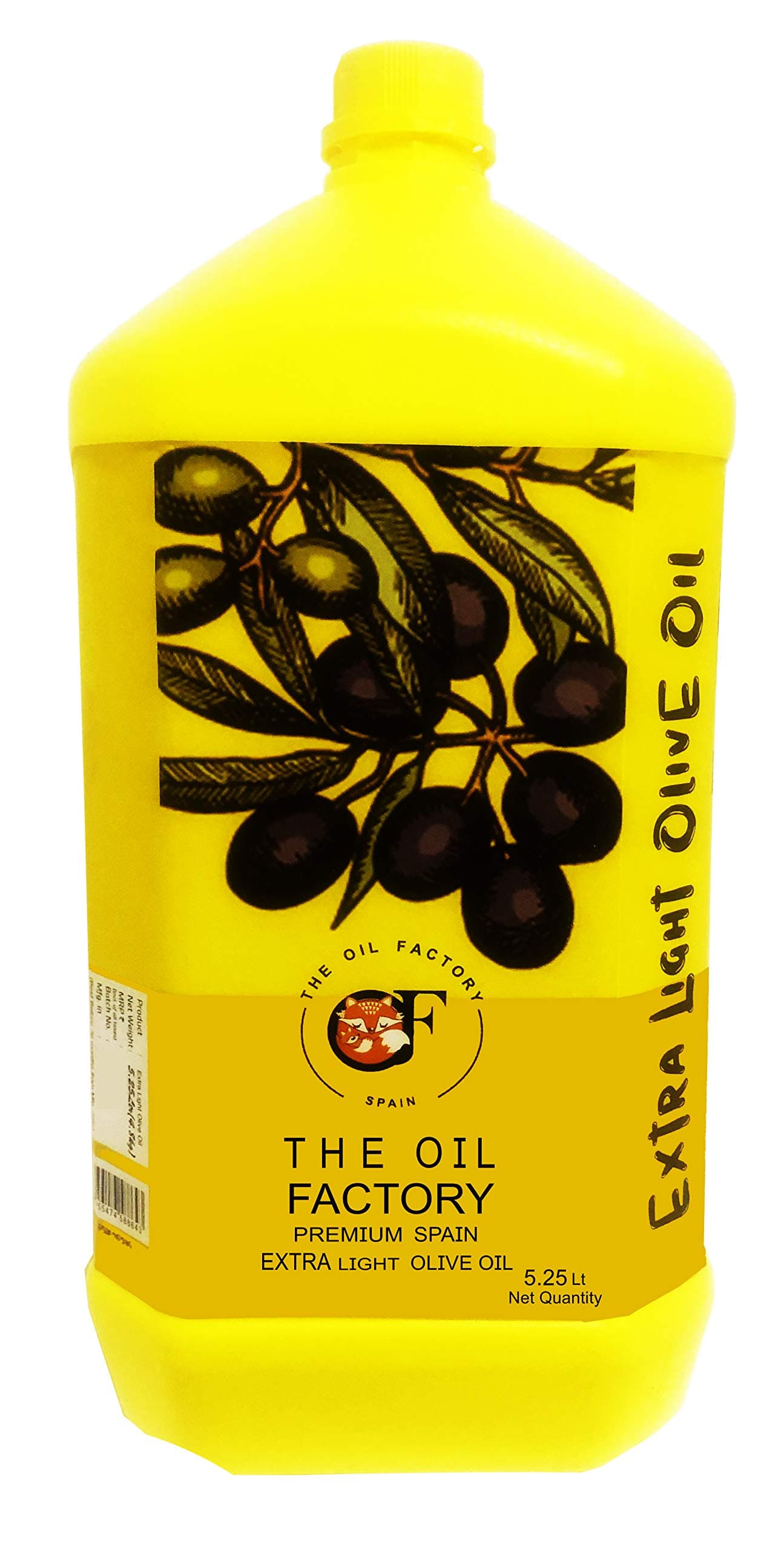The Oil Factory Extra Light Olive Oil, Ideal for All Indian Cooking, (Imported from Spain ) - 5.25 LTR