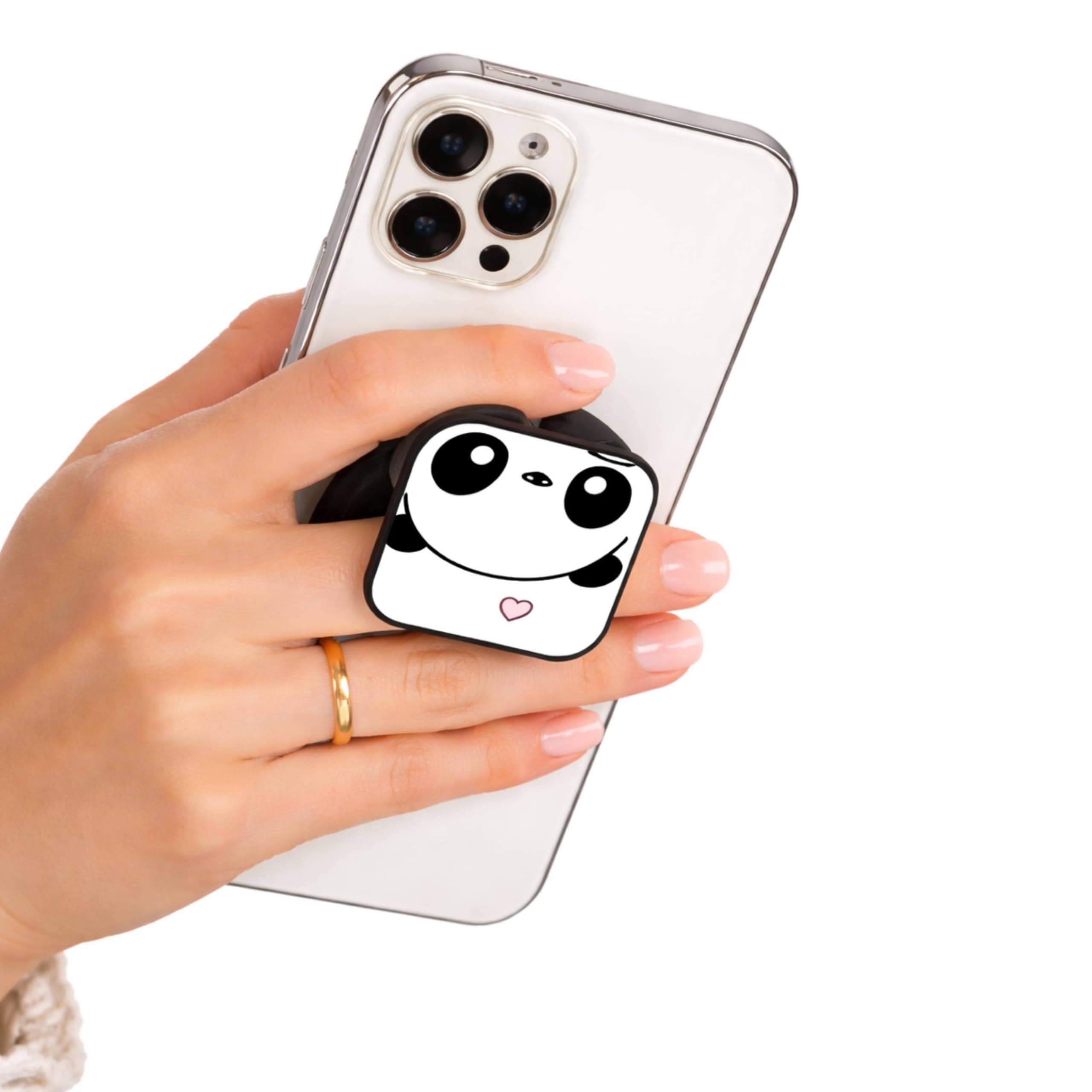 Gosmartkart Printed Mobile Finger Grip Holder Works as a Stand, Hand Gripper, Great Product for Selfie & Works as iPhone & Android Phone Stand -Design 40