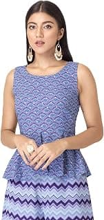 Indya Women's Polyester Regular Fit Blouse