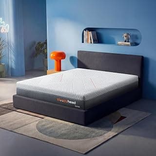 Sleepyhead Laxe Designed by Duroflex - Pincore Latex Mattress with BodyIQ Orthopedic Memory Foam |Medium Firm |10 Years Warranty |3 Zone Support |Washable Cover |8 Inch King Bed Mattress (72x72x8)