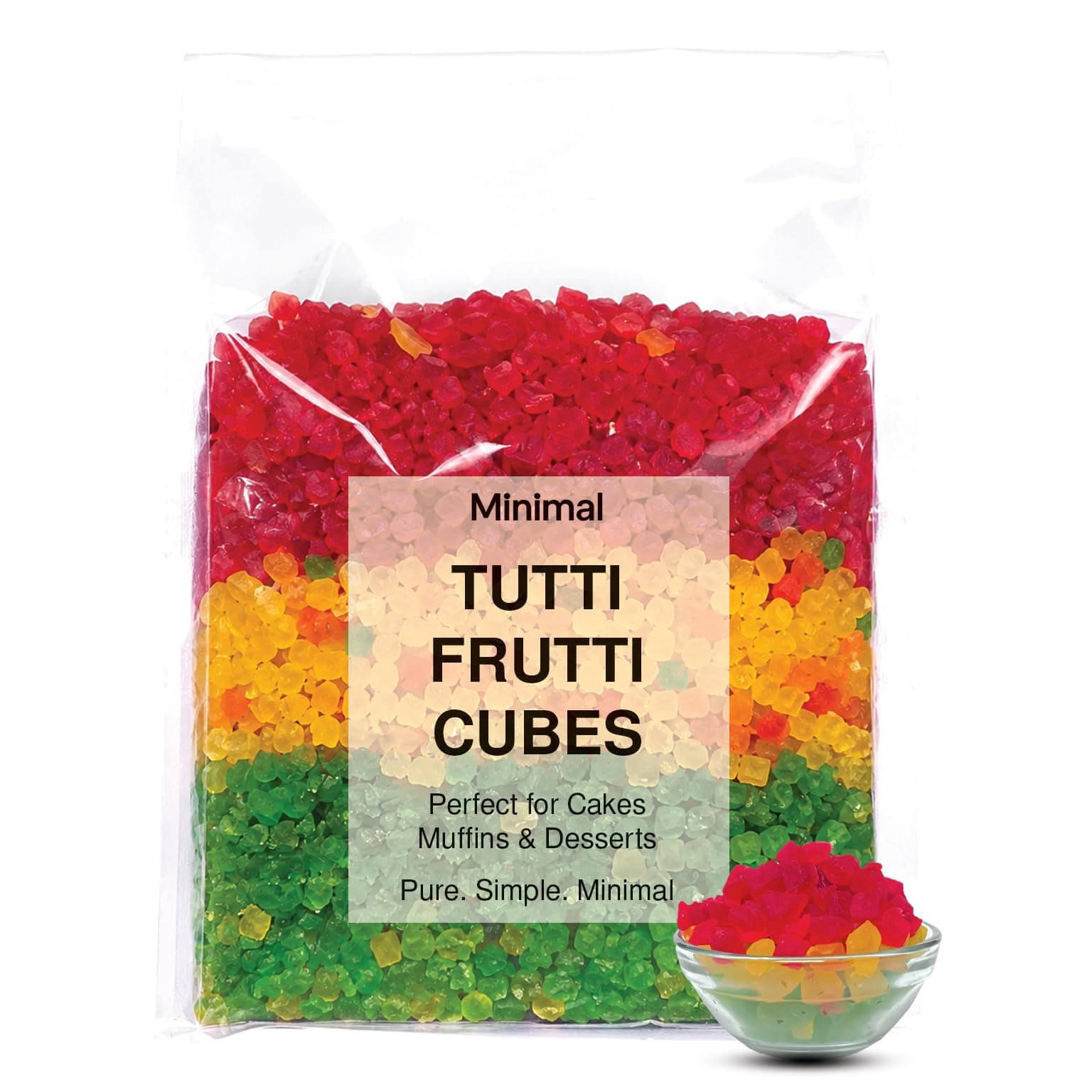 minimal Mix Tutti-Frutti,250 Grams Pack Of 1, Fresh