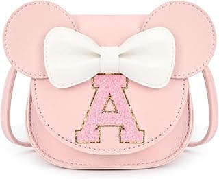 CoolShef Toddler Purse for Girls – Birthday Gift for 3-8 Year Old Girl – Cute Mini Sling Bag/Side Bag/Crossbody Handbag – Kids Wallet Toy for Girls - Pink
