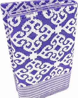 Plastic Mats for Sleeping On Floor Sitting Reversible Chatai Square Shape Mats for Home Living Room, Bedroom Floor, 4X6 Feet, mat