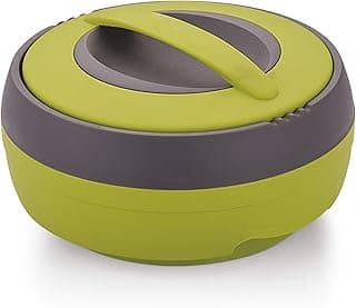 Asian Cosmos Inner Steel Casserole, 1500 ml, Green|PU Insulated| BPA Free | Odour Proof| Food Grade | Easy to Carry | Easy to Store | Ideal for Chapatti | Roti | Serving Casserole