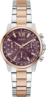 GUESS Round 36mm Red Dial Analog Women Watch - GW0933L5