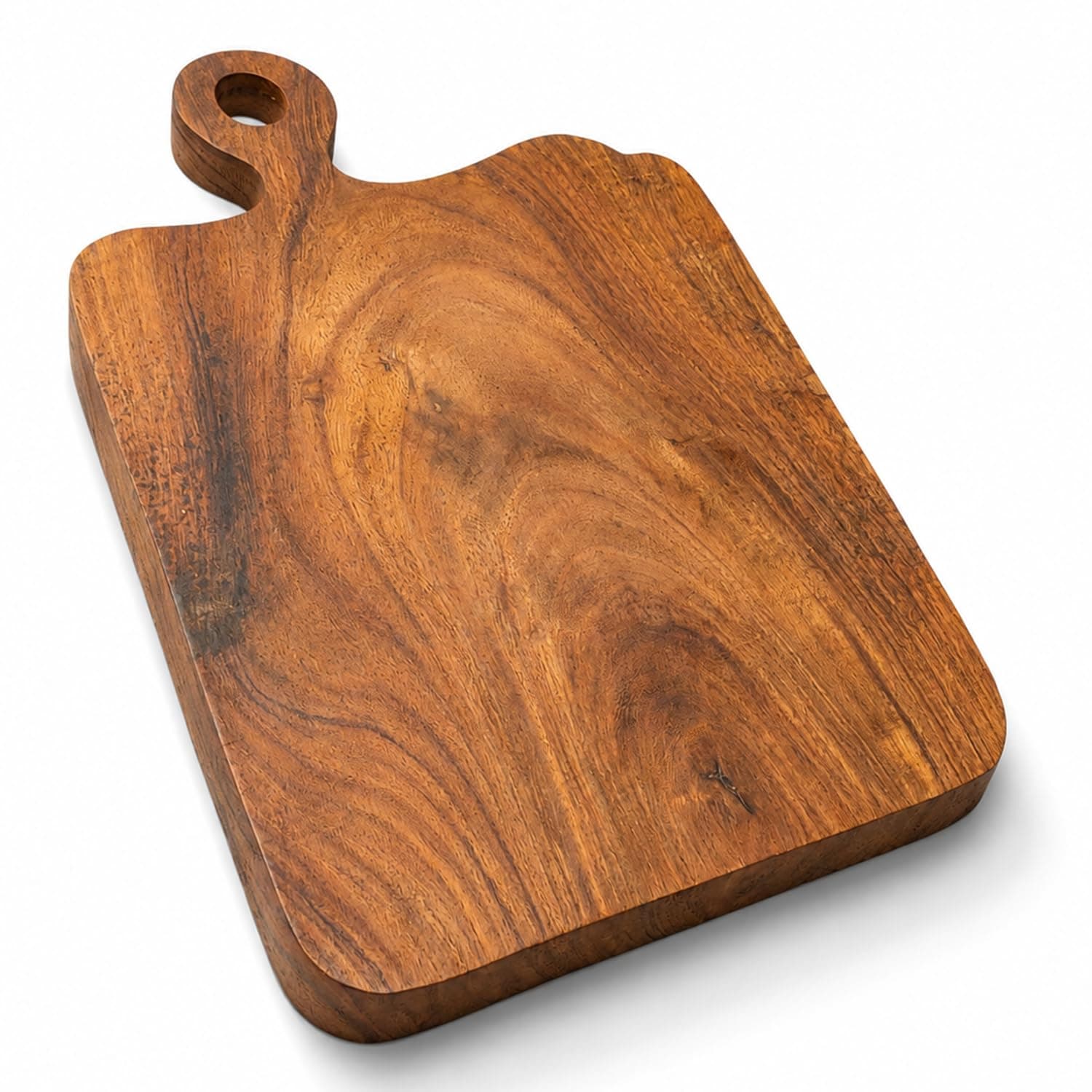 EICHEN Sheesham Wood Chopping Cutting Board, 32 x 22cm | Premium, For Kitchen Vegetables, Fruits & Cheese, BPA Free, Eco-Friendly, Anti-Microbial Durable and Easy to Clean