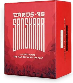 Cards vs Sanskaar A Fun Party Card Game - Indian Version,Adult