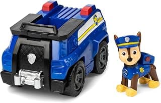 Paw Patrol Chase Patrol Cruiser Vehicle With Collectible Figure, For Kids Aged 3 And Up, Multicolor (6061799)