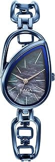 Titan Titan Raga Chic Quartz Analog Mother of Pearl Dial Blue Metal Strap Watch for Women - NT2688QM02